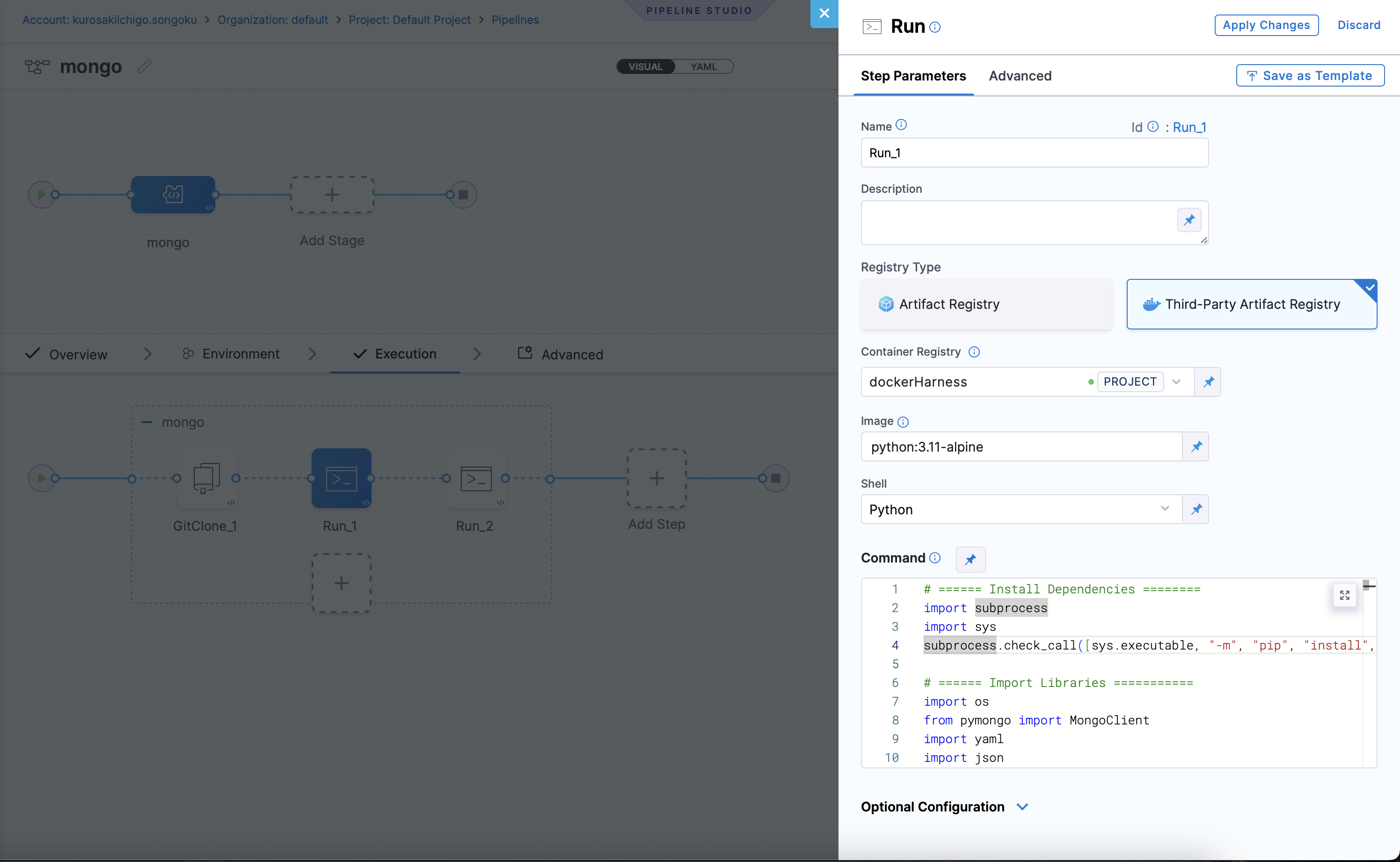 MongoDB Changelog Generation